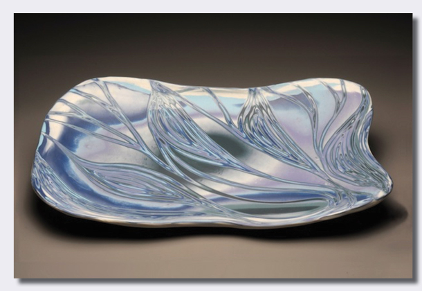 Curves and Waves Platter slide