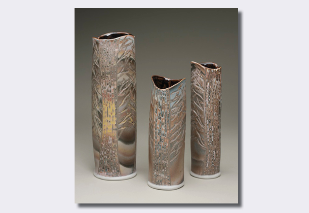 Forest Transformed 3 Vases - slide